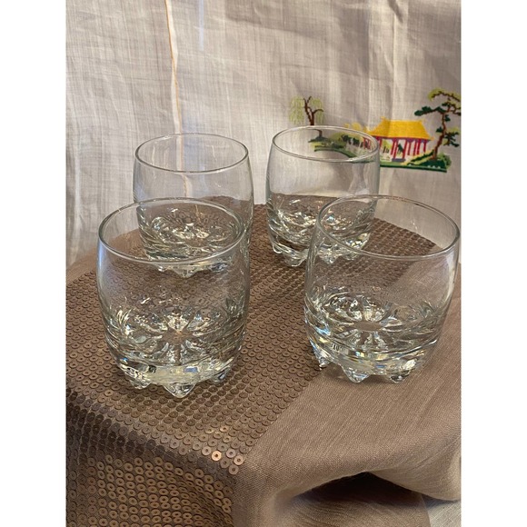Vintage, Set of Four (4) Bormioli Italy Rocks / Scotch / Bourbon Drink Glasses - Picture 9 of 12